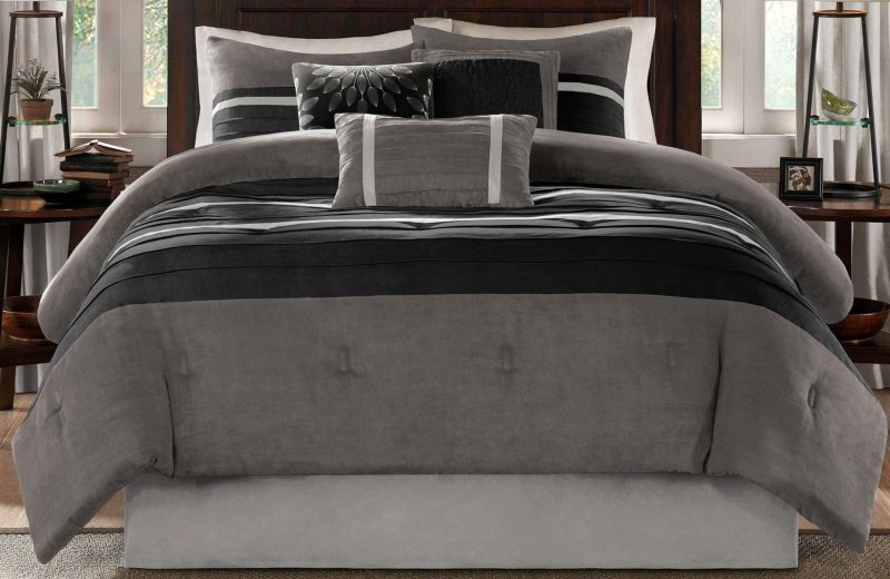 Bedding | Palmer Grey 7-Pc. Comforter Set Bedding Bedding