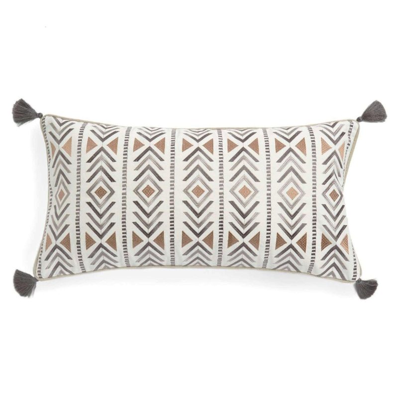 Bedding | Santa Fe Embroidered With Tassel Pillow Bedding Bedding