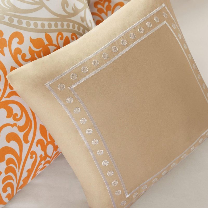 Bedding | Senna Orange Comforter Set Bedding Bedding