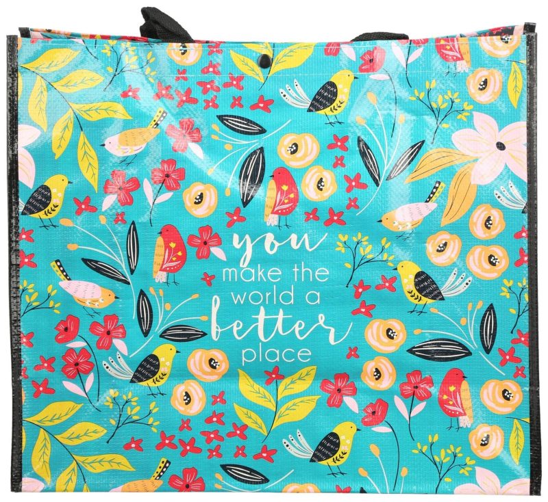 Electronics, Gadgets & Gifts | Better Place Flower Print Reusable Tote Electronics, Gadgets & Gifts BLUE MULTI