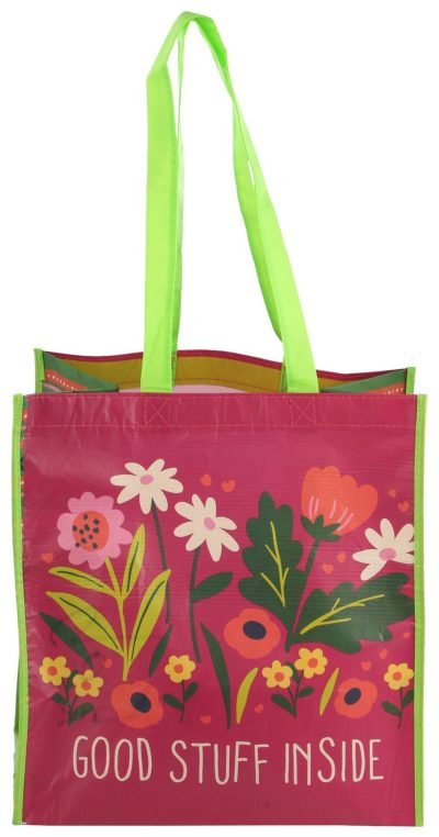 Electronics, Gadgets & Gifts | Good Stuff Inside Floral Recycled Reusable Tote Bag Electronics, Gadgets & Gifts Electronics, Gadgets & Gifts