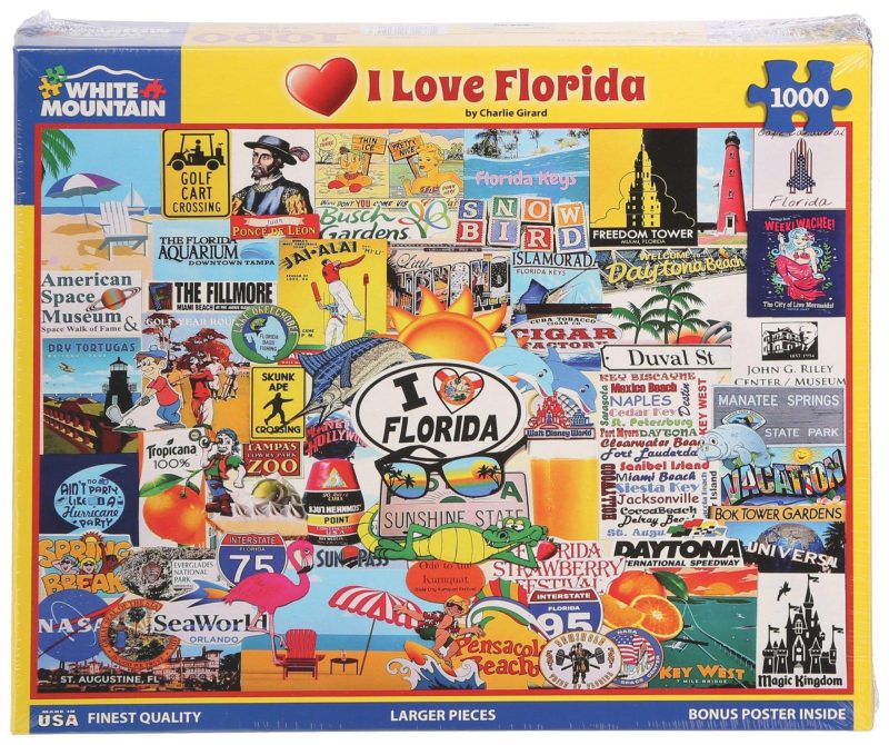 Electronics, Gadgets & Gifts | I Love Florida 1,000-Piece Puzzle Electronics, Gadgets & Gifts Electronics, Gadgets & Gifts