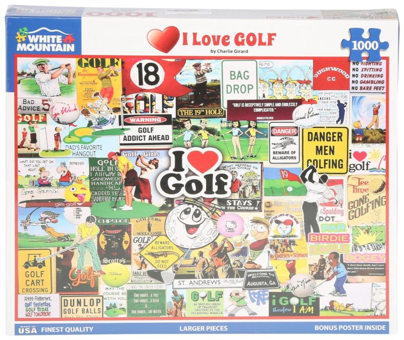 Electronics, Gadgets & Gifts | I Love Golf 1,000-Piece Puzzle Electronics, Gadgets & Gifts Electronics, Gadgets & Gifts