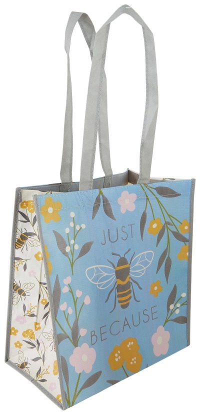 Electronics, Gadgets & Gifts | Just Because Floral Bee Reusable Bag Electronics, Gadgets & Gifts BLUE MULTI