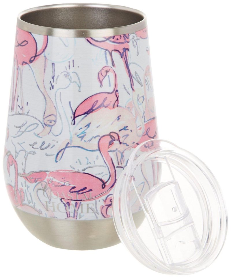 Featured Brands | 12 Oz. Stainless Steel Flamingo Watercolor Tumbler Featured Brands Featured Brands