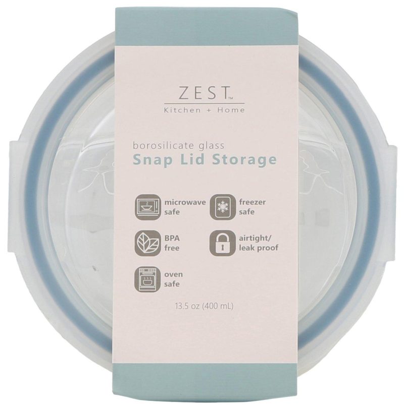 Featured Brands | 13.5 Oz Round Leak Proof Snap Lid Storage Container Featured Brands CLEAR