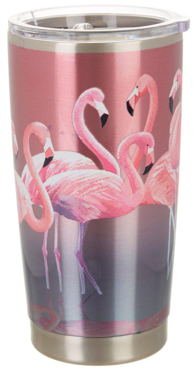 Featured Brands | 20 Oz. Stainless Steel Flamingo Landscape Tumbler Featured Brands Featured Brands