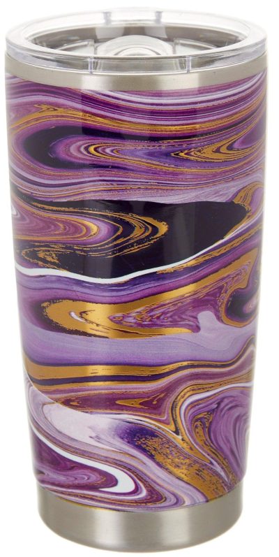 Featured Brands | 20 Oz. Stainless Steel Purple Agate Tumbler Featured Brands Featured Brands