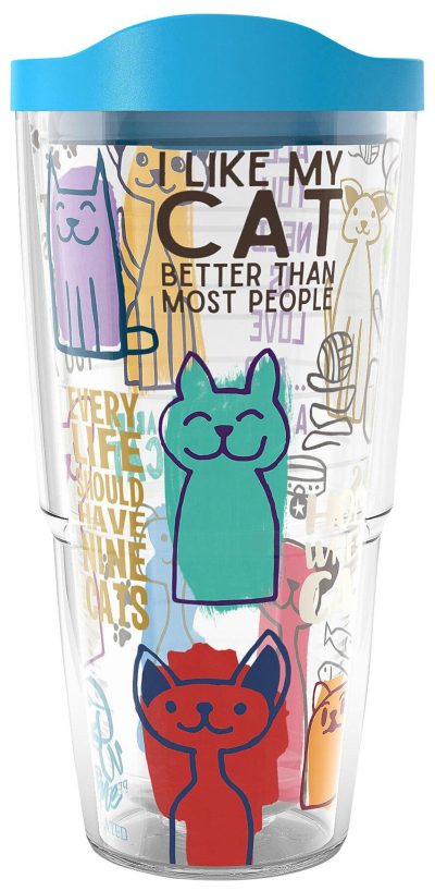 Featured Brands | 24 Oz. Cat Tumbler With Lid Featured Brands Featured Brands