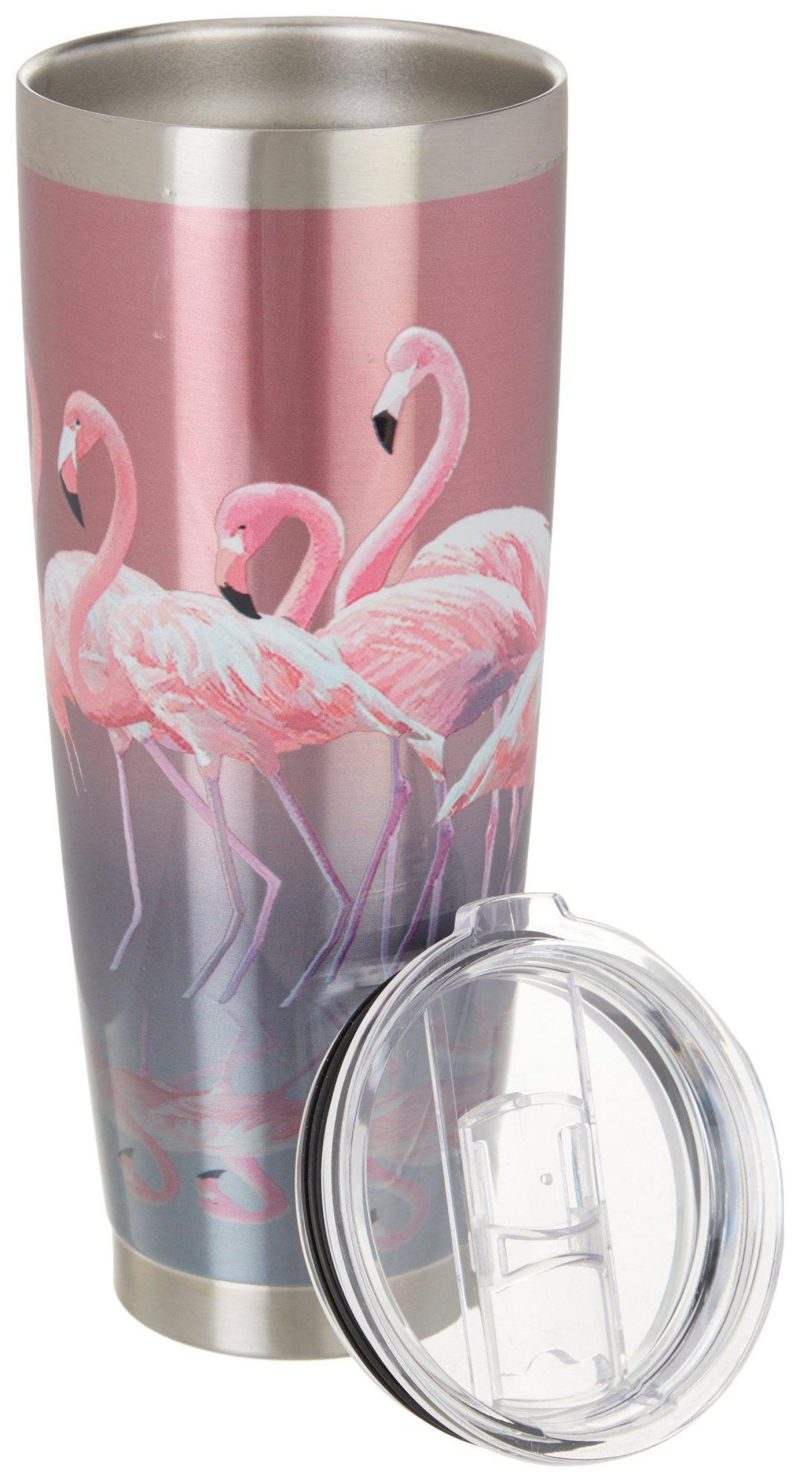 Featured Brands | 30 Oz. Stainless Steel Flamingo Landscape Tumbler Featured Brands Featured Brands