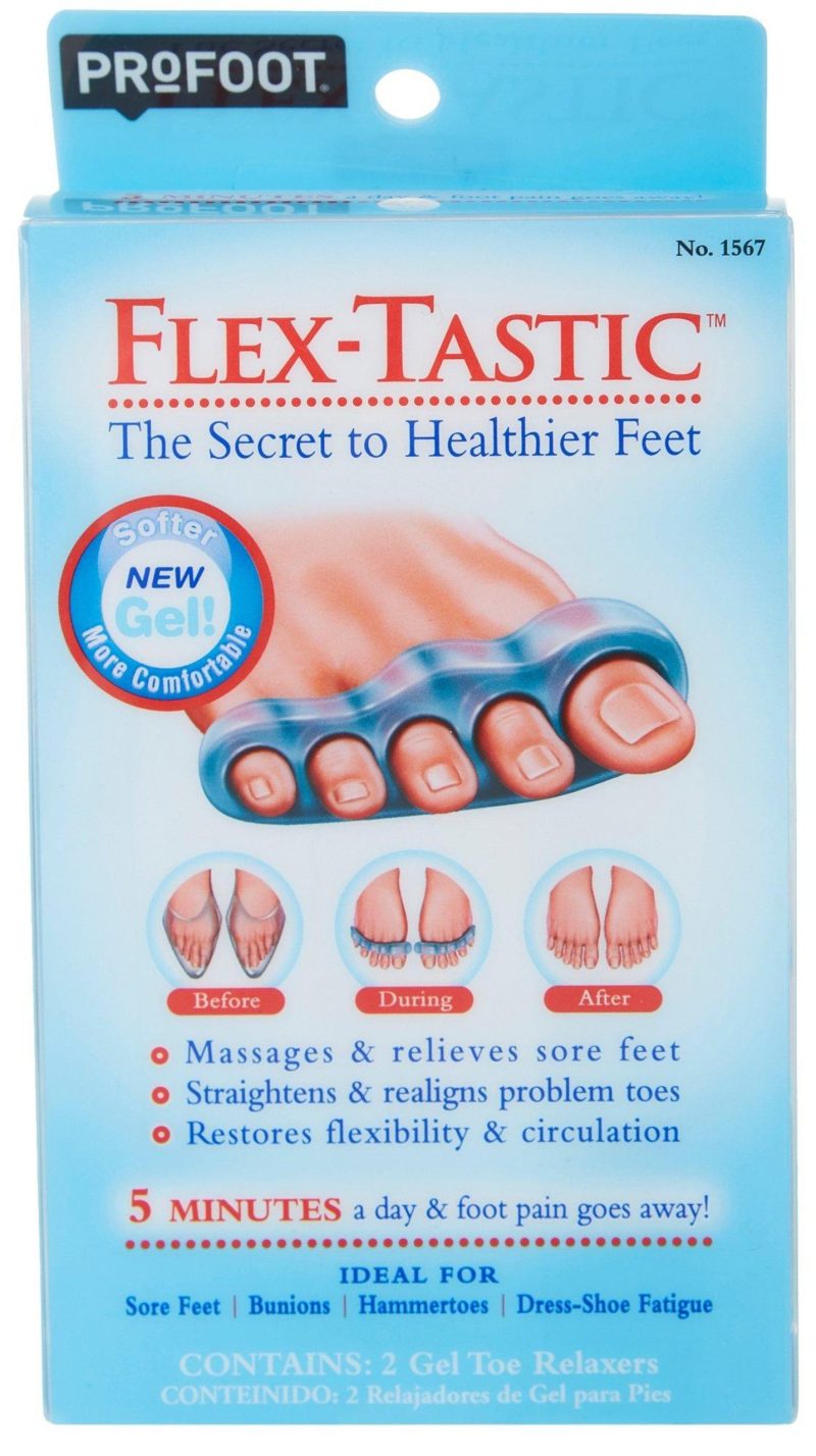 Health & Wellness | 2-Pk. Flex-Tastic Gel Toe Relaxers Health & Wellness BLUE