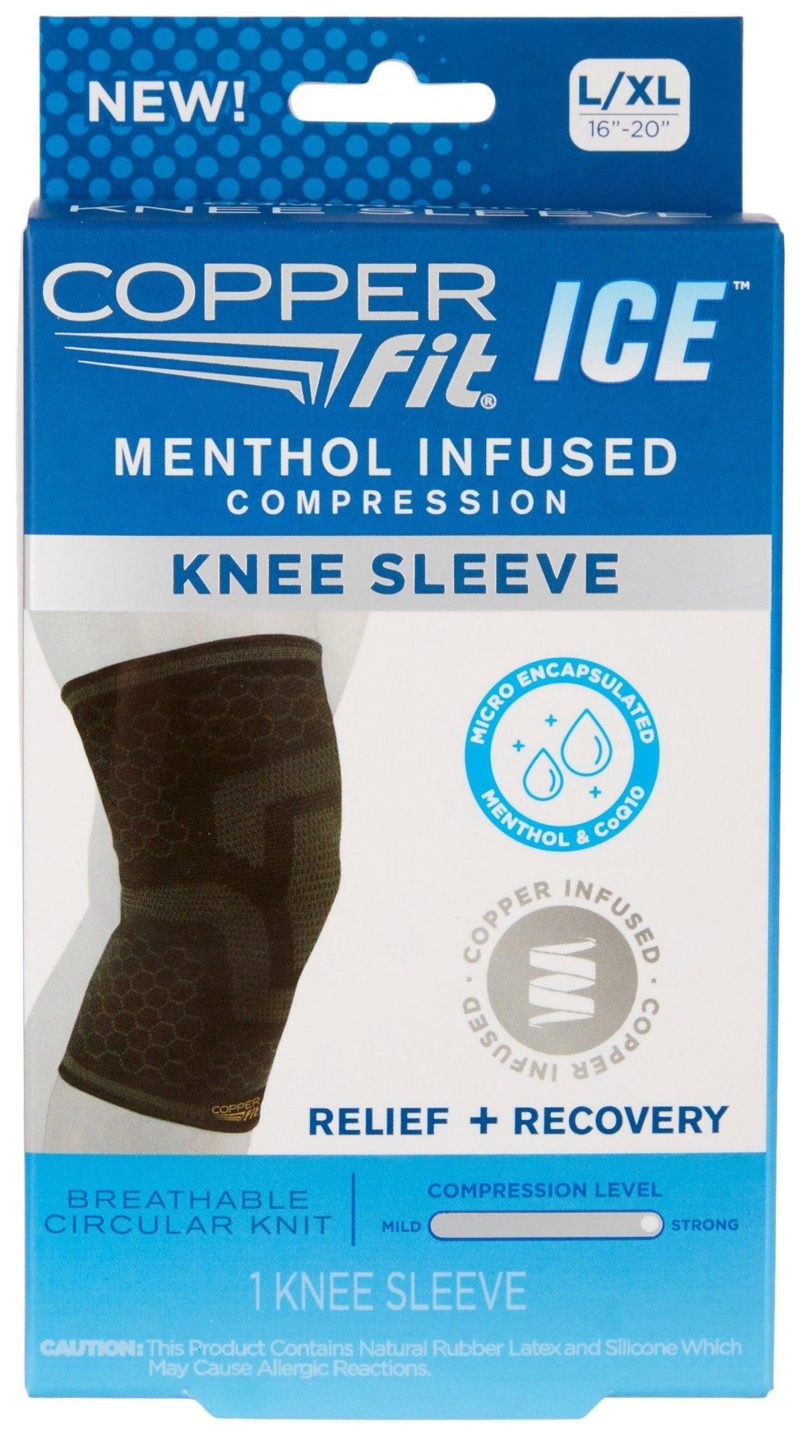 Health & Wellness | Ice Menthol Infused Compression Knee Sleeve Health & Wellness Health & Wellness