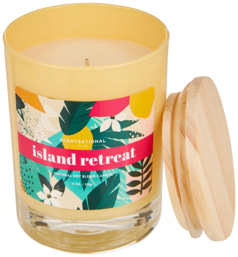 Home Décor | 11 Oz. Island Retreat Soy Blend Candle Home Décor Home Décor