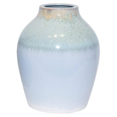 Home Décor | 11" Painted Ceramic Vase Home Décor BLUE MULTI