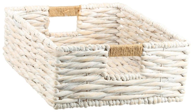 Home Décor | 12X14 Painted Braided Storage Basket Home Décor Home Décor