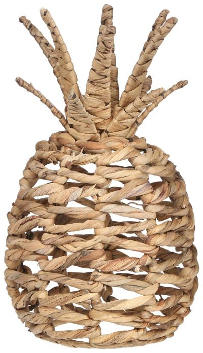 Home Décor | 13In. Woven Wicker Pineapple Decor Home Décor Home Décor