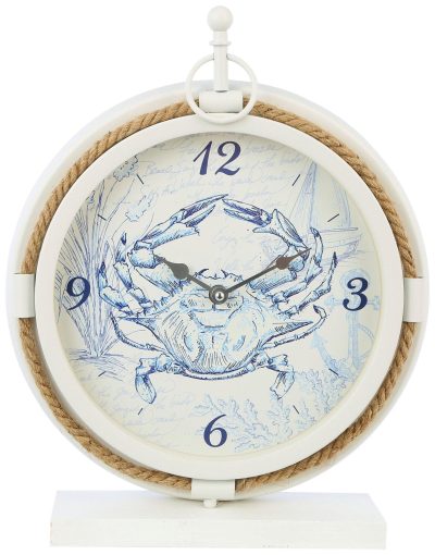 Home Décor | 14 In. Crab Clock Home Décor Home Décor