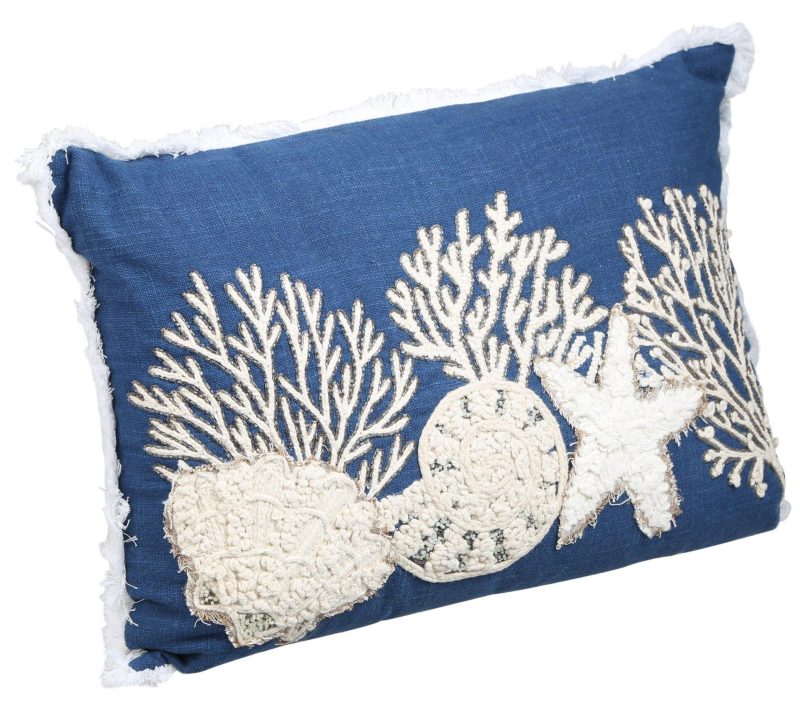 Home Décor | 14X20 Embroidered Nautical Decorative Pillow Bedding Bedding