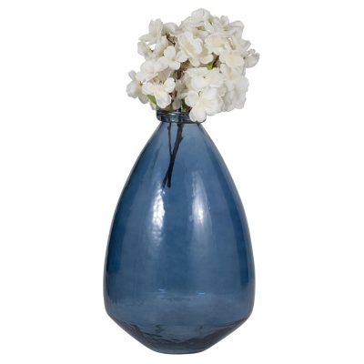 Home Décor | 15" Glass Vase Home Décor BLUE