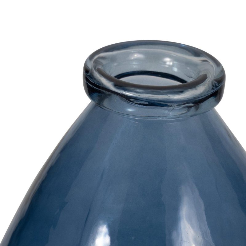 Home Décor | 15" Glass Vase Home Décor BLUE