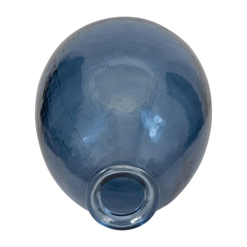 Home Décor | 15" Glass Vase Home Décor BLUE