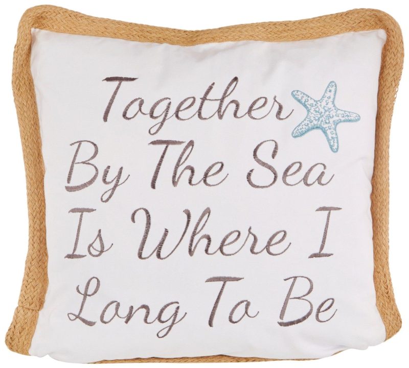 Home Décor | 18X18 Together By The Sea Decorative Pillow Bedding Bedding