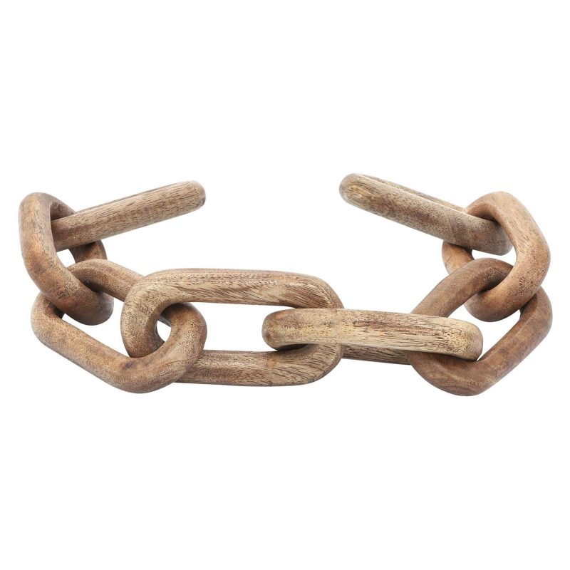 Home Décor | 23" Wood Chain Decor Home Décor BROWN