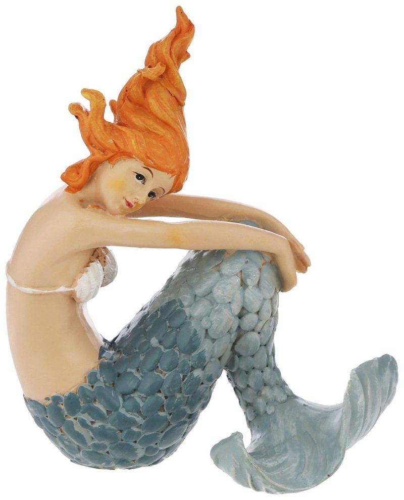 Home Décor | 6 In. Mermaid Statue Home Décor Home Décor