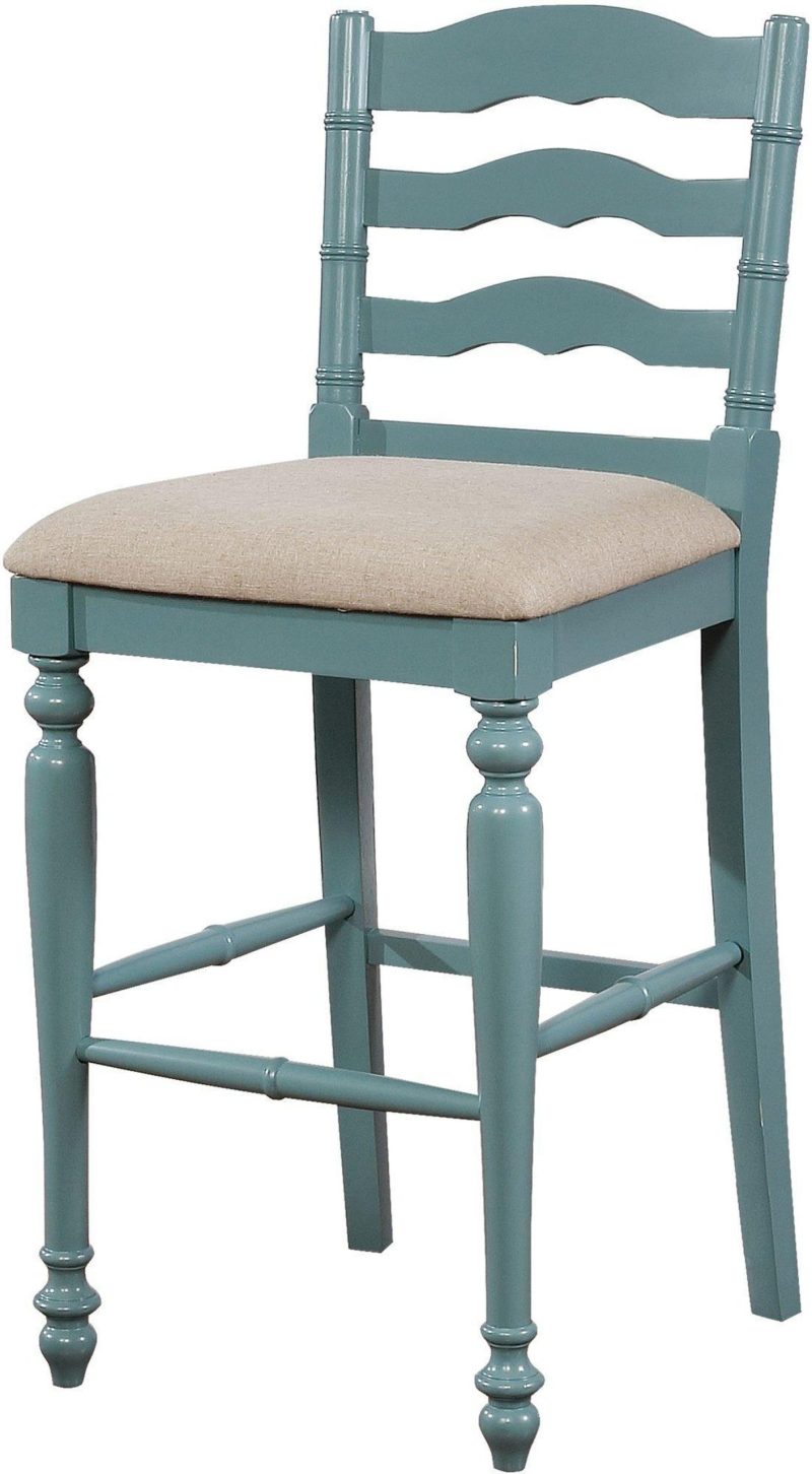 Home Décor | Arly Antique Blue High Top Bar Stool – 20X23X46 Home Décor Home Décor