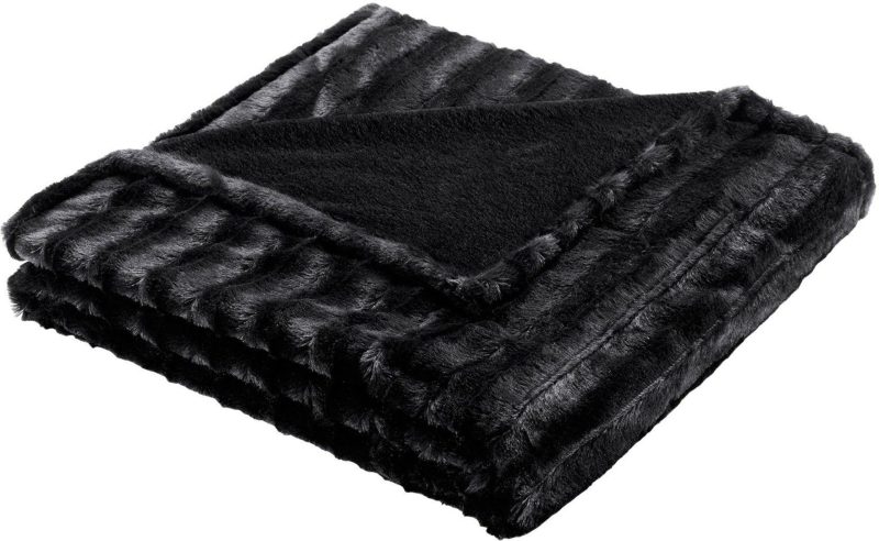 Home Décor | Duke Faux Fur Heated Throw Bedding Bedding