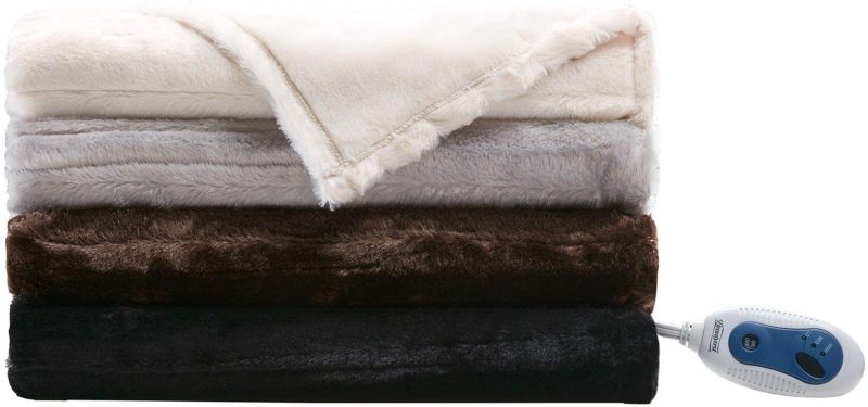 Home Décor | Duke Faux Fur Heated Throw Bedding Bedding