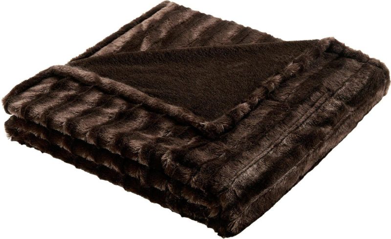 Home Décor | Duke Faux Fur Heated Throw Bedding Bedding