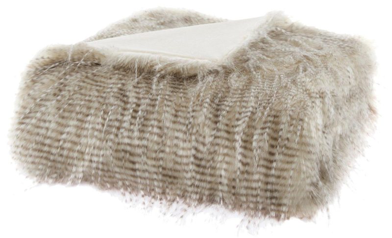 Home Décor | Edina Faux Fur Throw Bedding Bedding