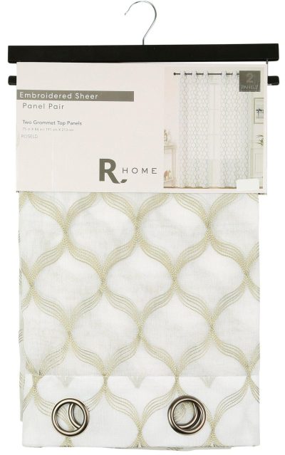 Home Décor | Embroidered Sheer Panel Pair Home Décor Home Décor