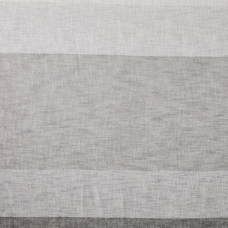 Home Décor | Hayden Faux Linen Striped Sheer Window Panel Home Décor GREY