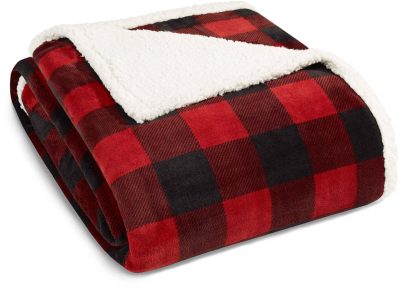 Home Décor | Red Mountain Plaid Sherpa Blanket Bedding Bedding