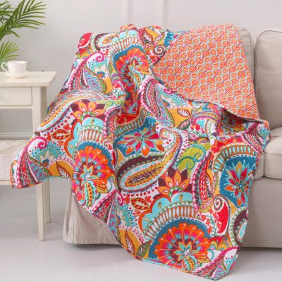 Home Décor | Rhapsody Reversible Quilted Throw Bedding Bedding