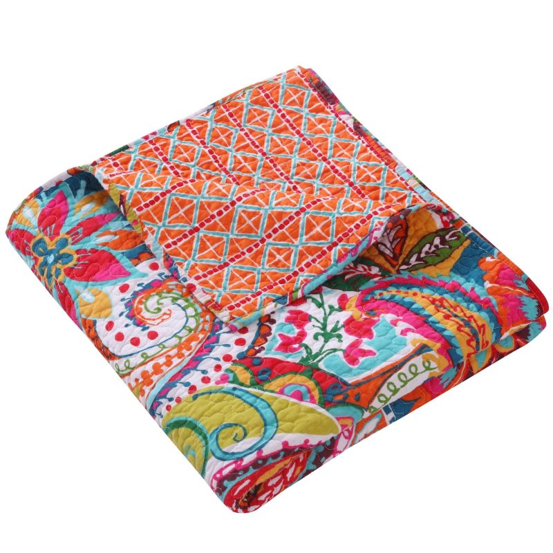 Home Décor | Rhapsody Reversible Quilted Throw Bedding Bedding