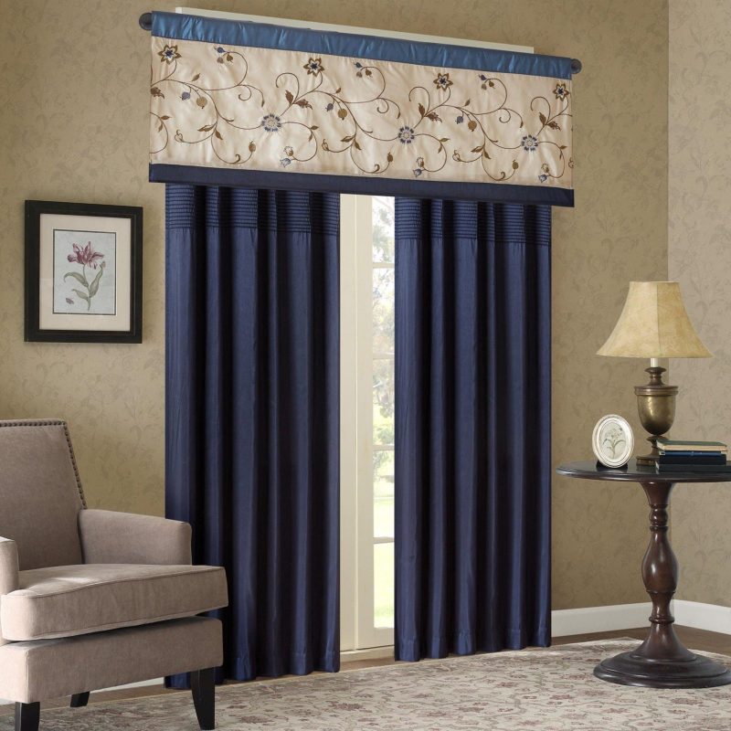 Home Décor | Serene Embroidered Window Valance Home Décor Home Décor