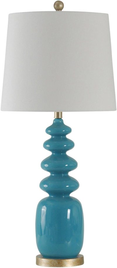 Home Décor | Transitional Glass & Steel Table Lamp Home Décor BLUE NOTE