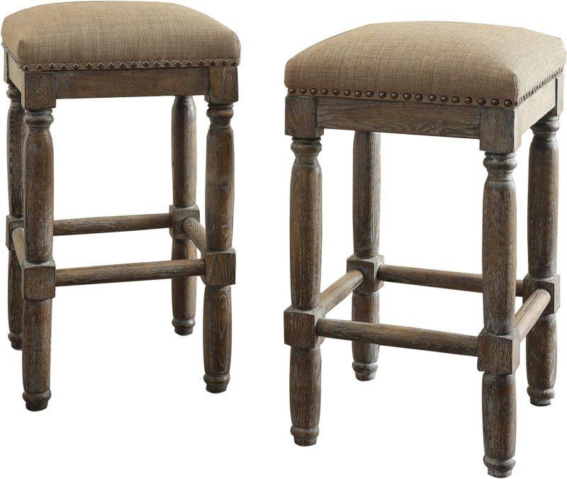 Home Décor | Wells 2-Pc. Sand Bar Stool Set Home Décor Home Décor