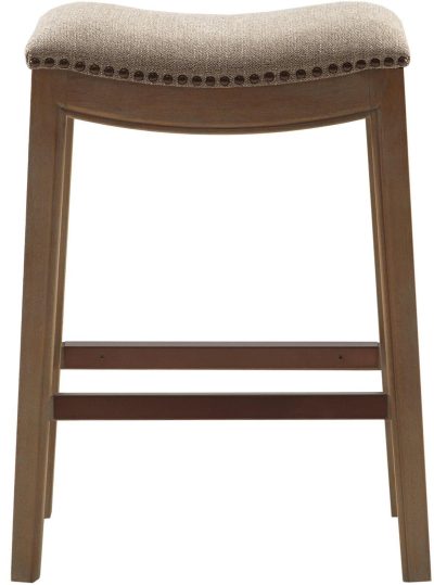 Home Décor | Westly Saddle Counter Beige Stool Home Décor BEIGE