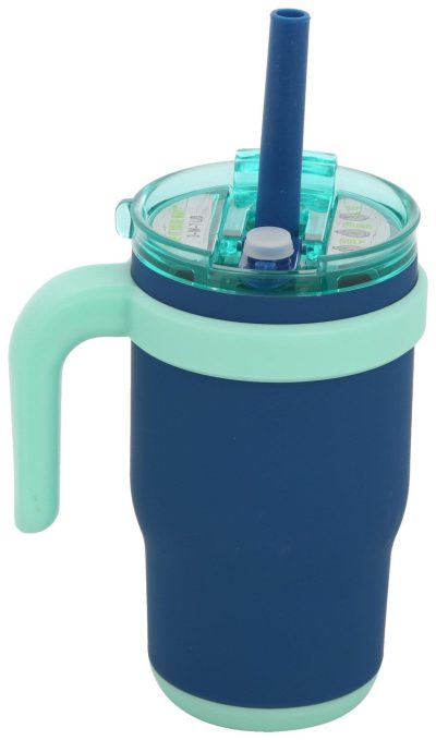 Kitchen & Dining | 14Oz Coldee Mug Nautical Mist 3-In-One Travel Mug For Kids Kitchen & Dining BLUE