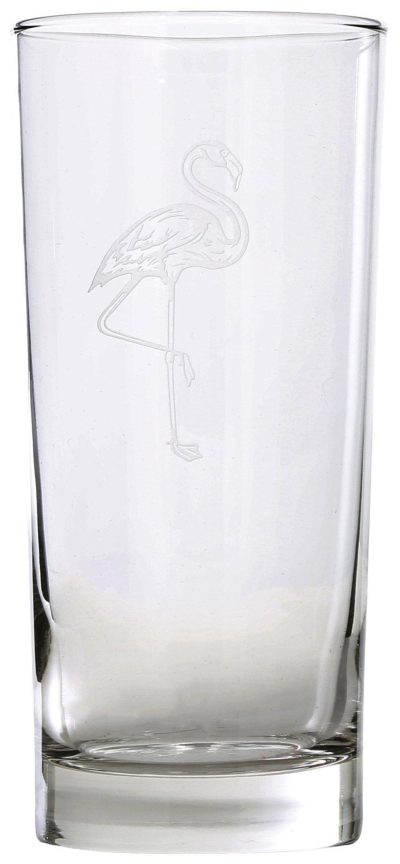 Kitchen & Dining | 15 Oz Cooler Flamingo Glass Kitchen & Dining CLEAR