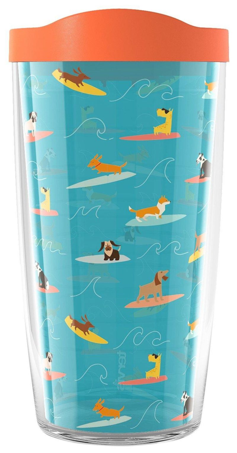 Kitchen & Dining | 16 Oz. Surf Dogs Tumbler With Lid Kitchen & Dining Kitchen & Dining