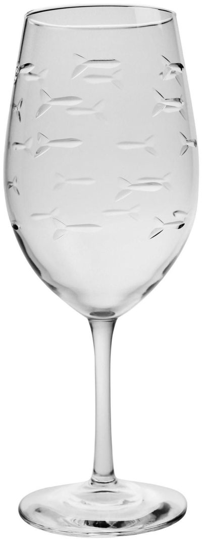 Kitchen & Dining | 18 Oz. School Of Fish Wine Glass Kitchen & Dining Kitchen & Dining