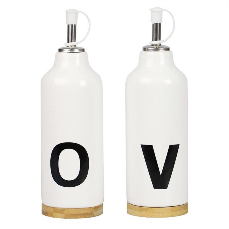 Kitchen & Dining | 2 Pc Oil & Vinager Bottles Kitchen & Dining Kitchen & Dining