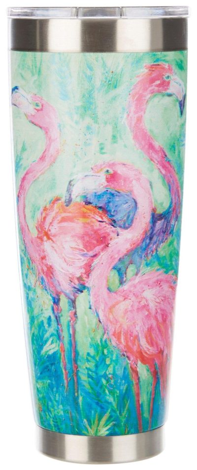 Kitchen & Dining | 30 Oz Stainless Steel Flamingo Soiree Tumbler Kitchen & Dining Kitchen & Dining