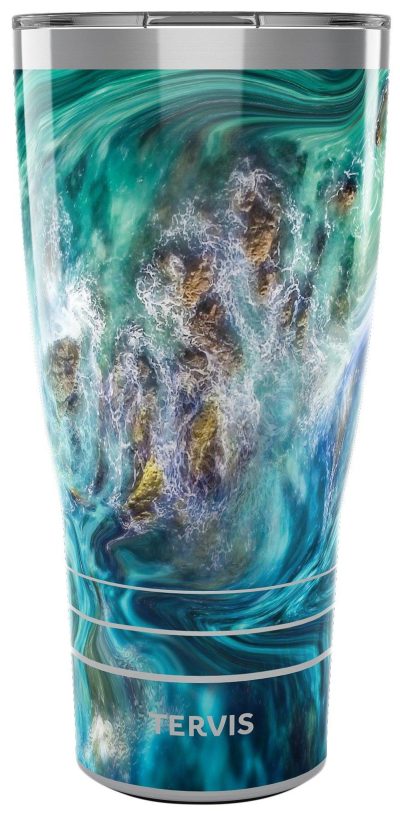 Kitchen & Dining | 30 Oz. Stainless Steel Ocean Splash Tumbler Kitchen & Dining Kitchen & Dining