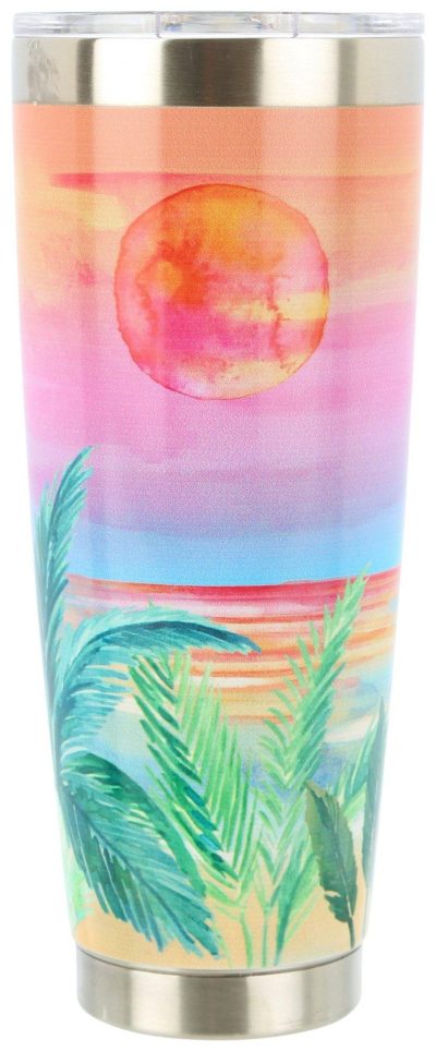 Kitchen & Dining | 30 Oz. Stainless Steel Water Color Beach Tumbler Featured Brands Featured Brands